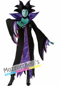 costume da Donna della fantastica Strega Malefica cartone animato "La Bella Addormentata Nel Bosco"  Ufficiale Disney™