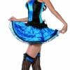 Costume Donna del Saloon Travestimento Ballerina del Can Can