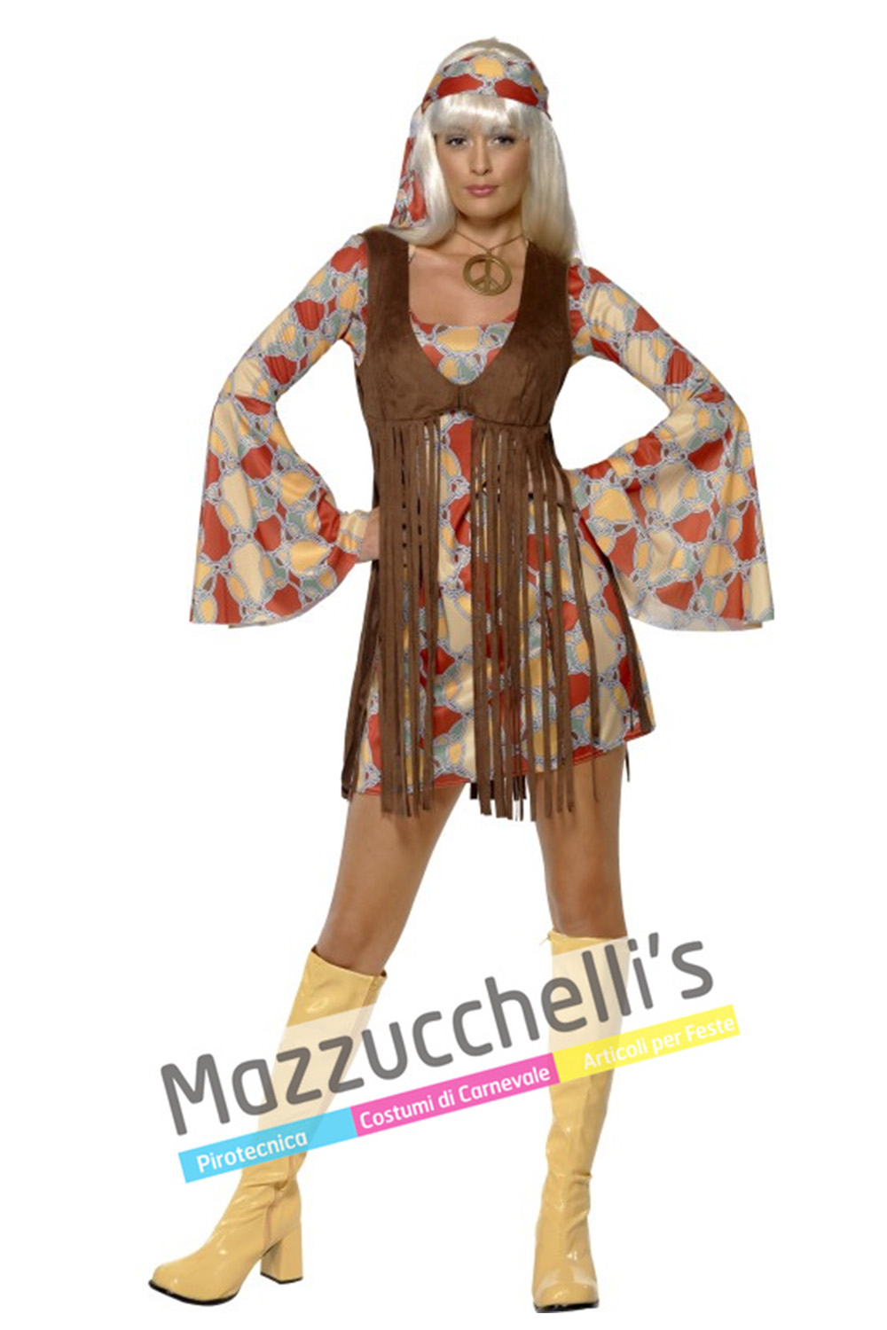 Costume Donna Hippie in vendita a Samarate Varese da Mazzucchellis