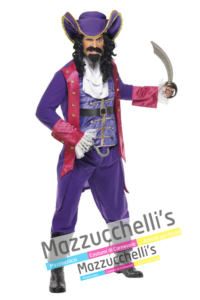 Costume Pirata Capitan Uncino di Peter Pan - Mazzucchellis