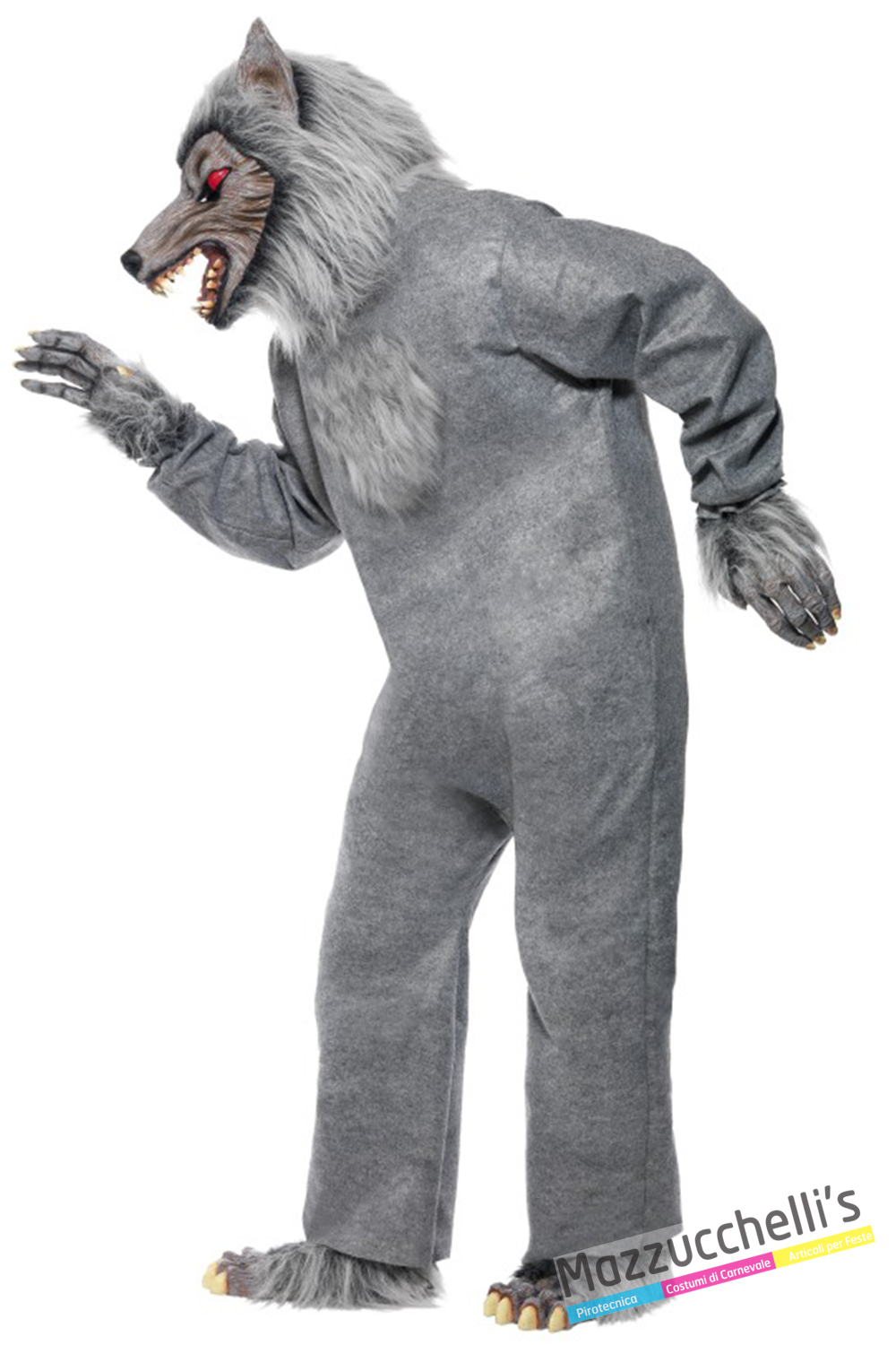costume lupo mannaro lupo carnevale halloween o altre feste a tema -  Mazzucchellis 2 • %