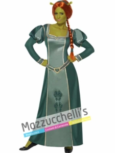 costume Donna da Principessa Orchessa Fiona del cartone animato Shrek