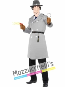 costume da Uomo del Maldestro Detective del cartone animato Ispettore Gadget