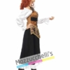 Costume Adulta Donna Pirata Steampunk -Viaggio nel Tempo