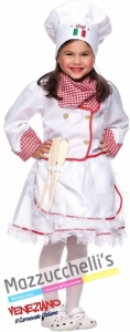 Costume Bambina Mestieri Cuoca