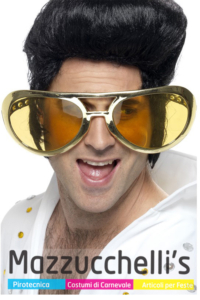 Occhiali Grandi Anni ’70 disco fever Elvis Presley - Mazzucchellis