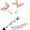 Kit Mucca Cerchietto e Coda Animale bambina e adulto - Mazzucchellis