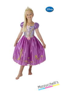 COSTUME bambina principessa rapunzel originale disney CARNEVALE HALLOWEEN O ALTRE FESTE A TEMA - Mazzucchellis