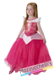 Costume Bambina Principessa Aurora Deluxe - Ufficiale Disney™