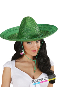 cappello sombrero messicano colorato verde - Mazzucchellis