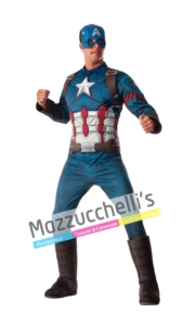 costume Adulto Uomo con Licenza Ufficiale Marvel Comics da Avengers Supereroe Capitan America™