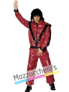 Costume Uomo Cantante Famoso Michael Jackson Thriller