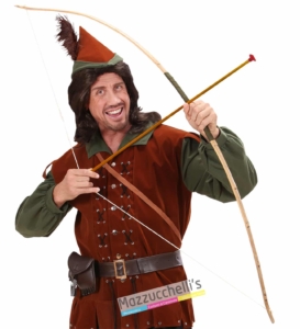Set Arciere - Arco, Fodero e Frecce Robin Hood Medievale Storico