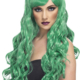 parrucca donna lunga verde mossa - Mazzucchellis