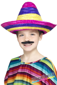 cappello sombrero messicano colorato bambino - Mazzucchellis