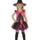 costume strega rosa bambina carnevale halloween o altre feste a tema - Mazzucchellis