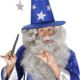 cappello mago azzurro carnevale halloween e altre feste a tema - Mazzucchellis