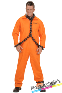 costume detenuto americano usa carcerato carnevale halloween - Mazzucchellis