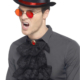 kit vampiro cappello cilindro occhiali e jabot carnevale halloween horrro - Mazzucchellis